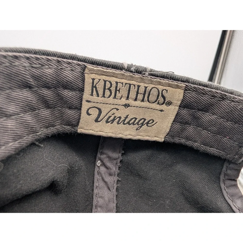 KBETHOS Vintage Nurse Hair Don't Care Distressed Baseball Cap Charcoal Gray Hat